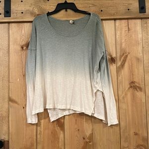 We the free starry night dip dye shirt